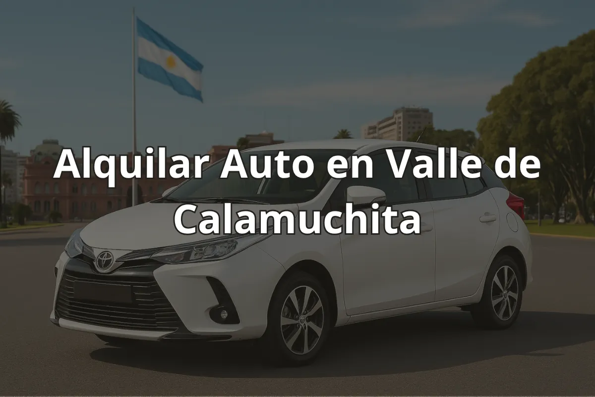 Alquilar Auto en Valle de Calamuchita
